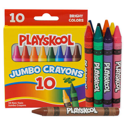 10 ct Playskool Jumbo Crayons - Offpricebundles