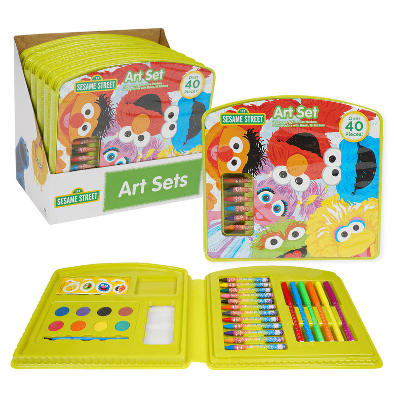 40 Piece Sesame Street Art Set - Offpricebundles