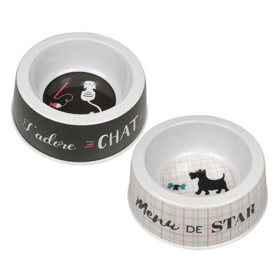 6" Pet Bowl- 2 Assortments