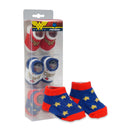 DC Comics 3 Pack Wonder Woman Booties- 0-6M - Offpricebundles