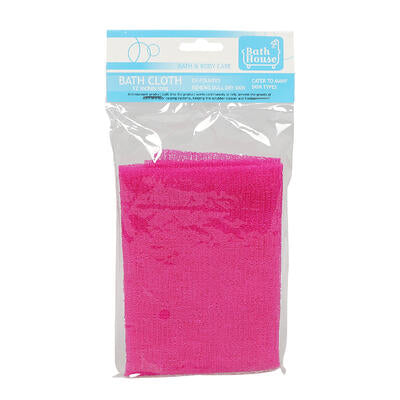 Bath Cloth 12"- Hot Pink