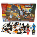 Blok Head 466 Piece Ninja Squad Building Block Set - Offpricebundles