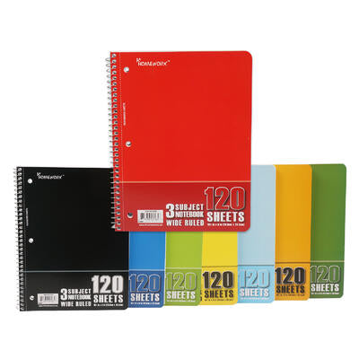 120 Sheet 3 Subject Notebook - Offpricebundles