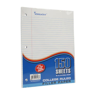 150 Sheet College Ruled Paper - Offpricebundles