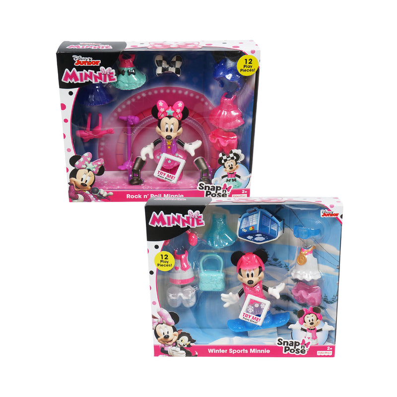 Minnie Mouse Snap N Pose Playset (2 Assortments) - Offpricebundles