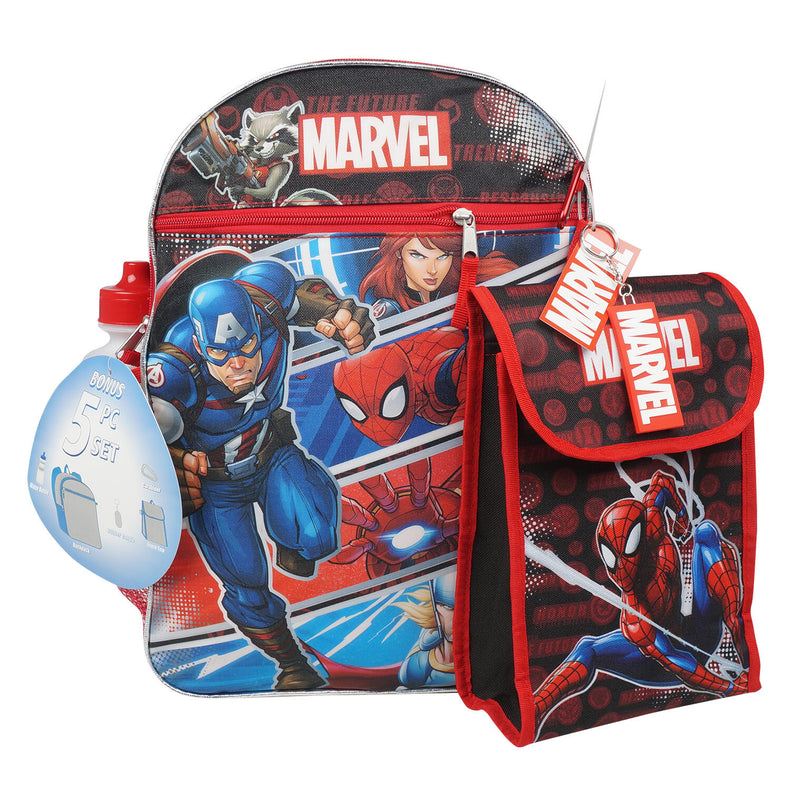 5 Pack Marvel Universe Backpack Set - Offpricebundles