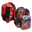 Large Marvel Heroes Backpack with Lunch Bag - Offpricebundles