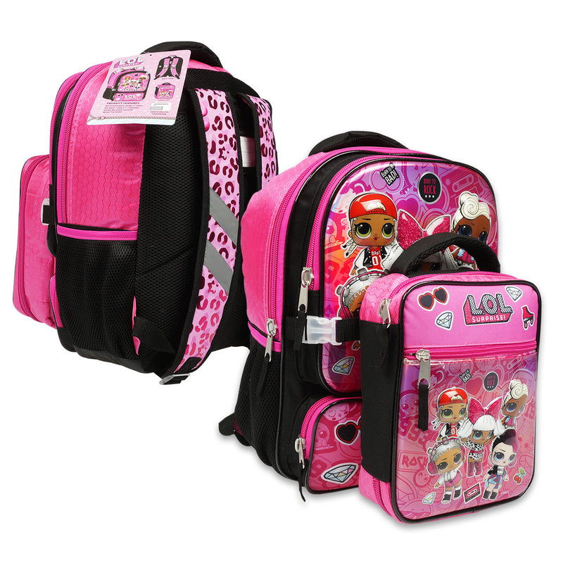 LOL Surprise! Backpack with Lunch Bag - Offpricebundles