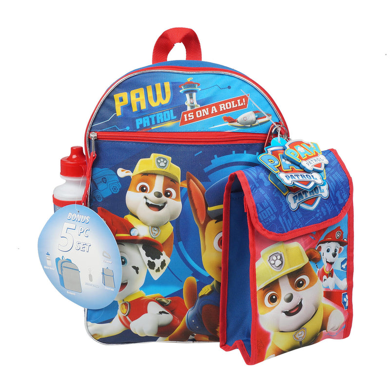 5 Piece Paw Patrol Backpack Set - Offpricebundles