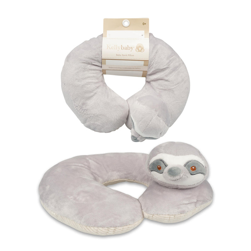 Grey Sloth Baby Neck Pillow - Offpricebundles