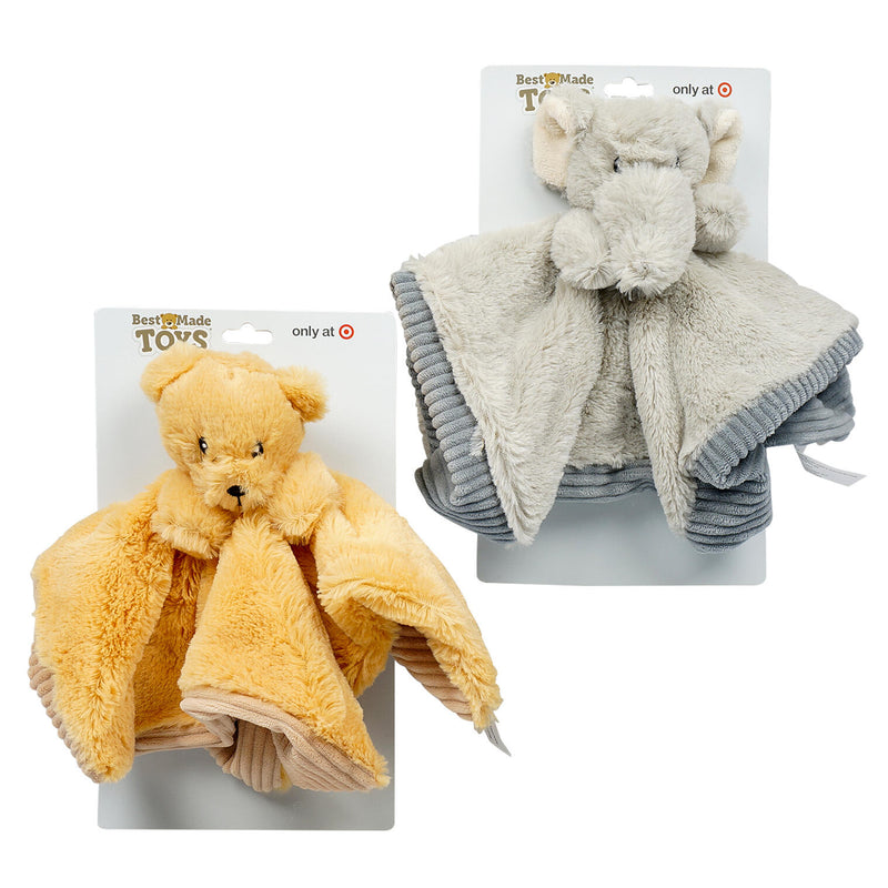 Animal Baby Blanket Toy with Rattle- Toddler - Offpricebundles