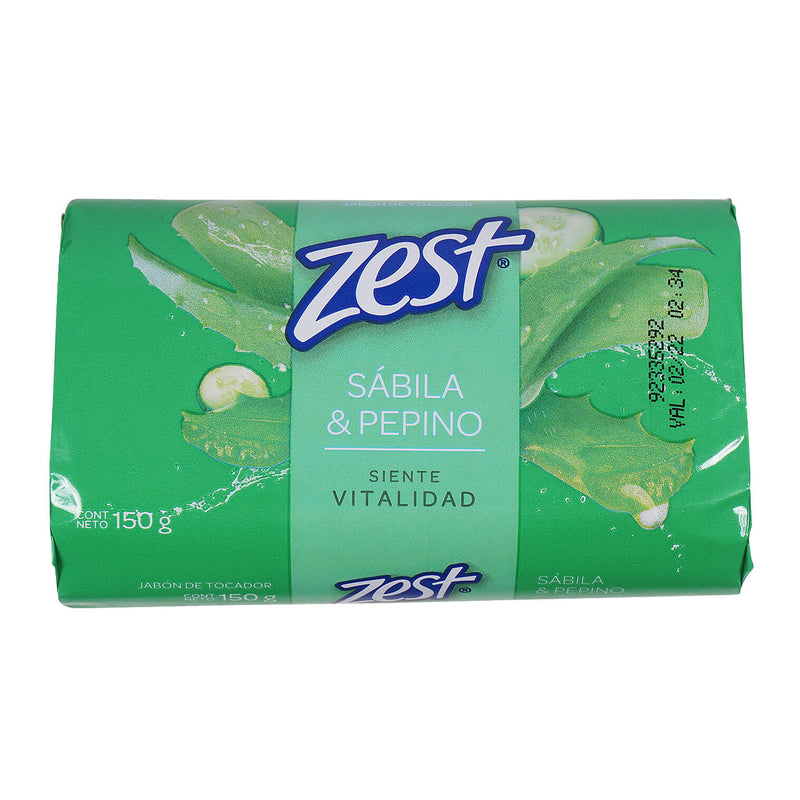 Zest Aloe Vera and Cucumber Soap- 5.3 oz