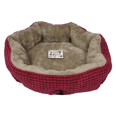 Pet Bed - 19.5"- Red Checker