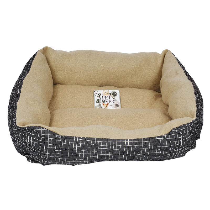 Pet Bed - 19"- Brown 2 Toned