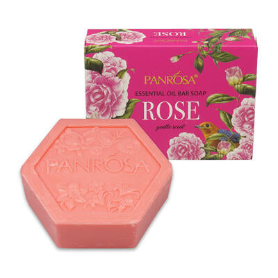 Rose Hexagon Oil Bar Soap- 3.5 oz