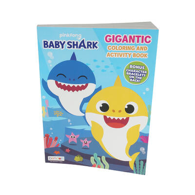 192 Page Baby Shark Coloring and Activity Book - Offpricebundles