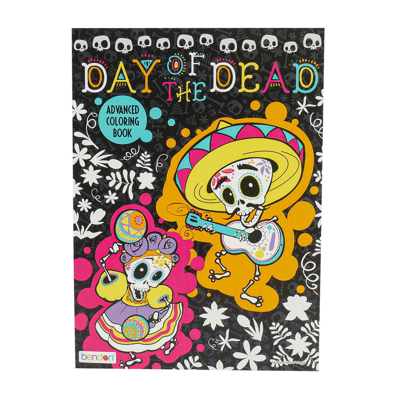 Bulk 80 Page Day of the Dead Coloring Book