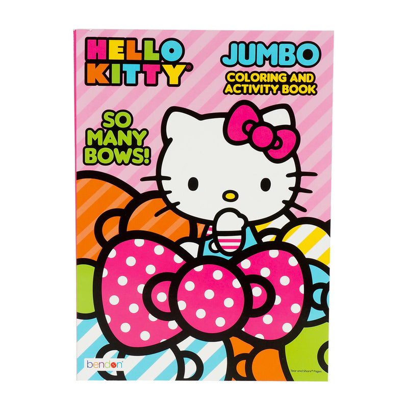 Bulk 96 Page Hello Kitty Coloring and Activity Book