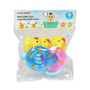Little Mimos 6 Piece Rubber Ducky Bath Play Set - Offpricebundles