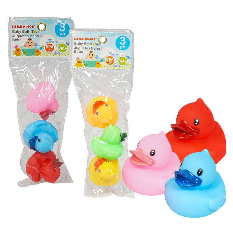 3 Piece Rubber Ducky Set- 2 Assortments - Offpricebundles