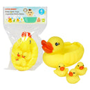 Little Mimos 4 Piece Rubber Ducky Bath Toy Set - Offpricebundles