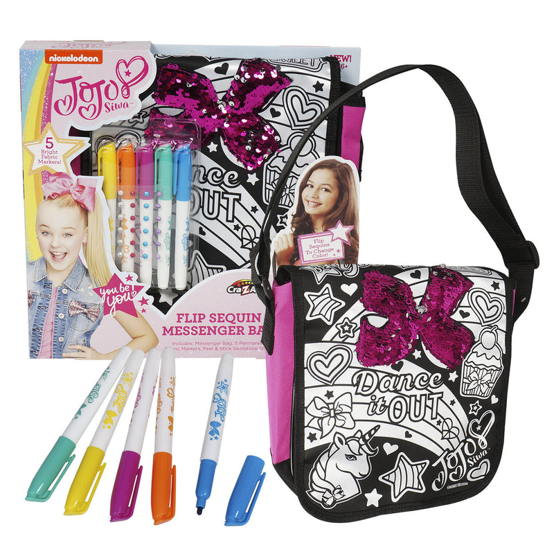 7 Piece Jojo Siwa Bag Play Set with Markers - Offpricebundles