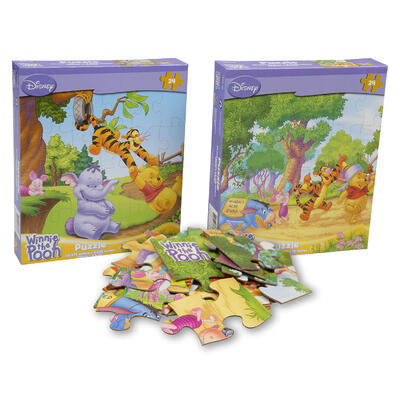 Disney 24 pc Winnie the Pooh Jigsaw Puzzle 2 Assortments - Offpricebundles