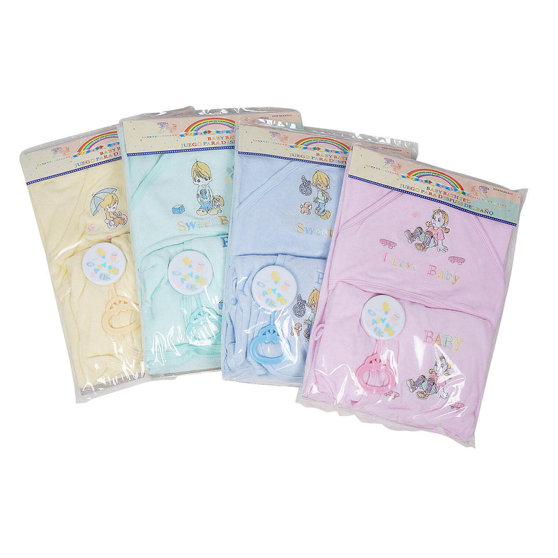 3 Piece Baby Bath Set- 5 Assortments - Offpricebundles