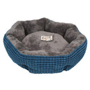 Pet Bed - 19.5" - Blue Checker