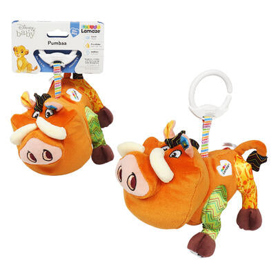 Disney Pumbaa Clip & Go Plush for Baby by Lamaze – The Lion King - Offpricebundles