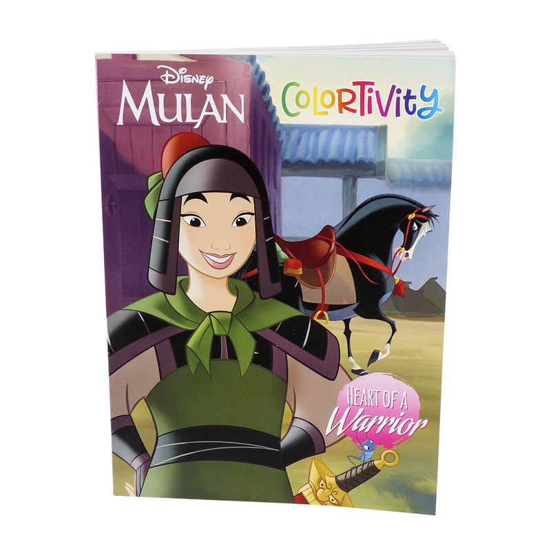 Bulk 64 Page Mulan Heart of a Warrior Coloring Book