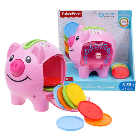 Fisher Price Laugh And Learn Smart Stages Piggy Bank