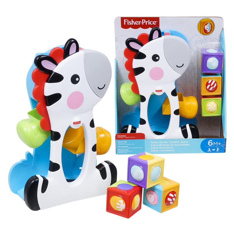 Fisher-Price Roller Blocks Tumblin Zebra