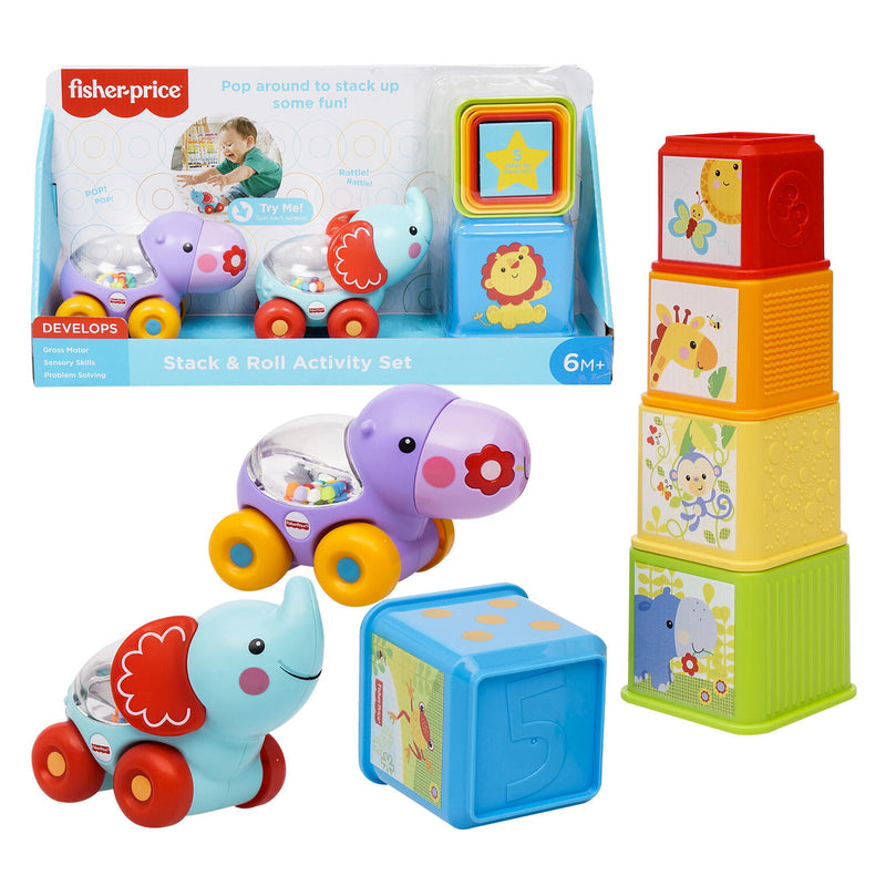 Fisher-Price Stack & Roll Activity Set 