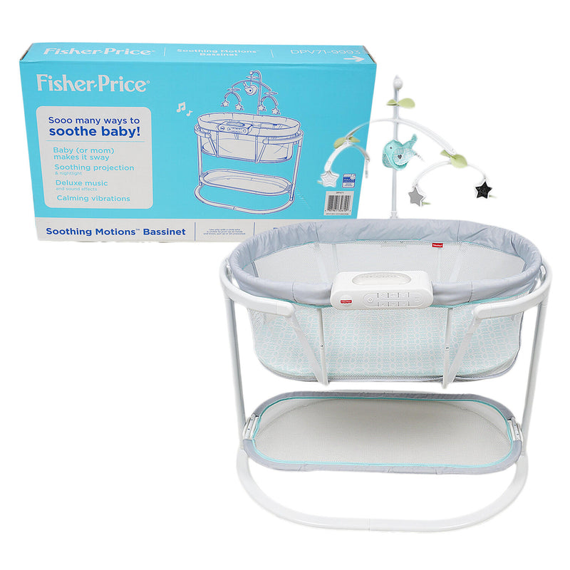 Fisher-Price Soothing Motions Bassinet W/Sound - Offpricebundles