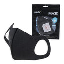 Spandex Cloth Face Mask- Black