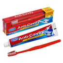 Anti-Cavity Toothpaste with Red Brush- 6.4 oz
