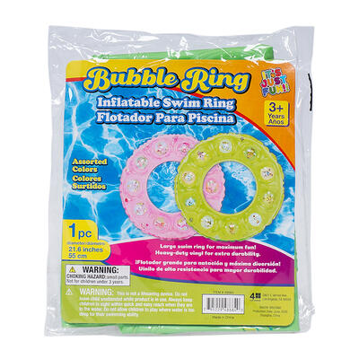 21.65" Inflatable Swim Ring- Assorted