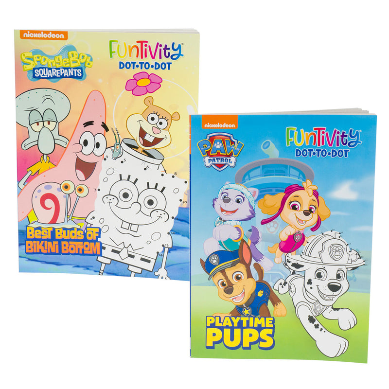 Bulk 80 Page Spongebob & Paw Patrol Coloring Book