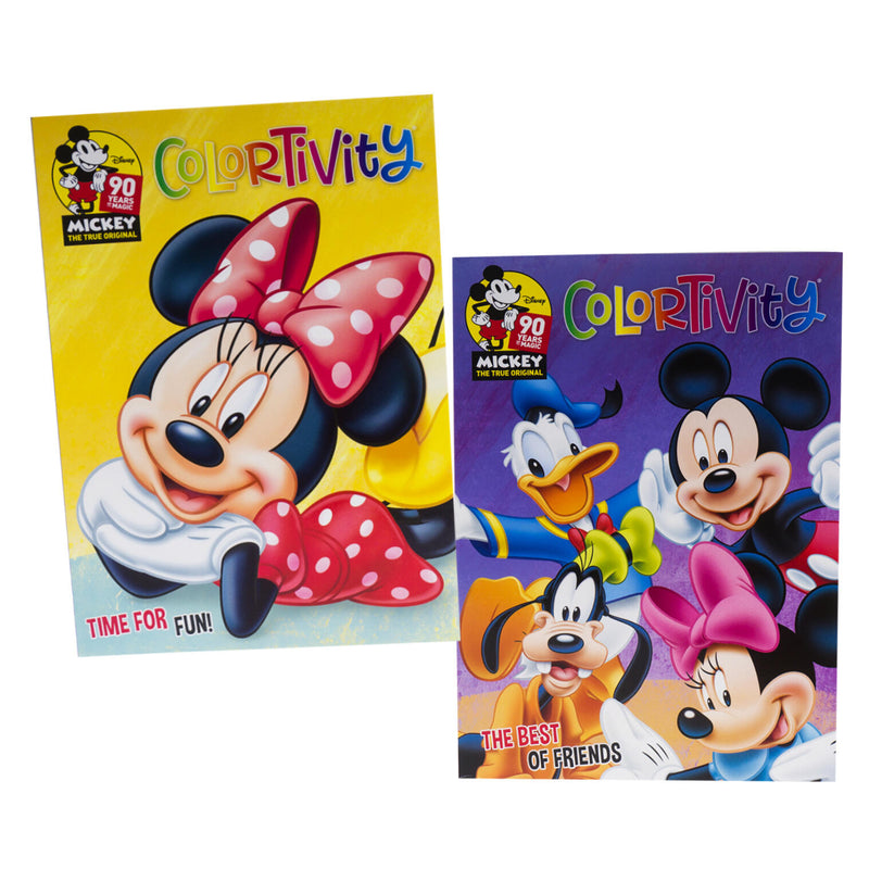 80 Page Mickey and Minnie Coloring Book- Assorted