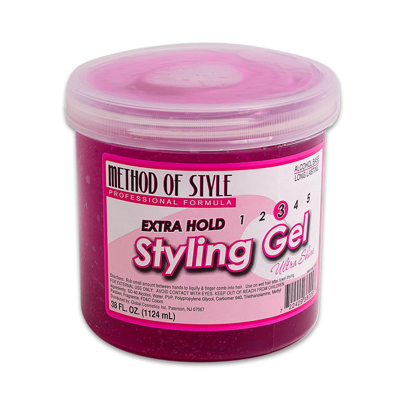 Method of Style Extra Hold Styling Gel - 38 oz